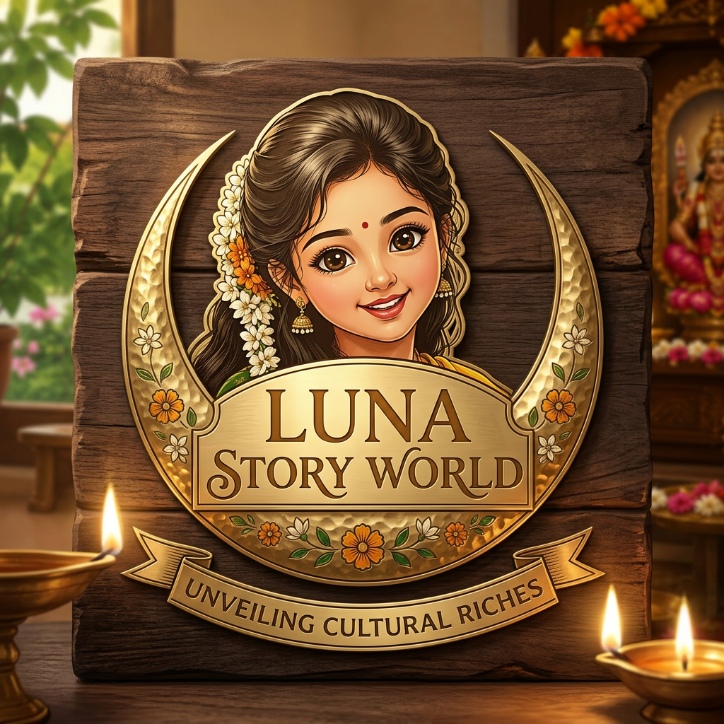AI Design for i need to create a logo and the name luna story world