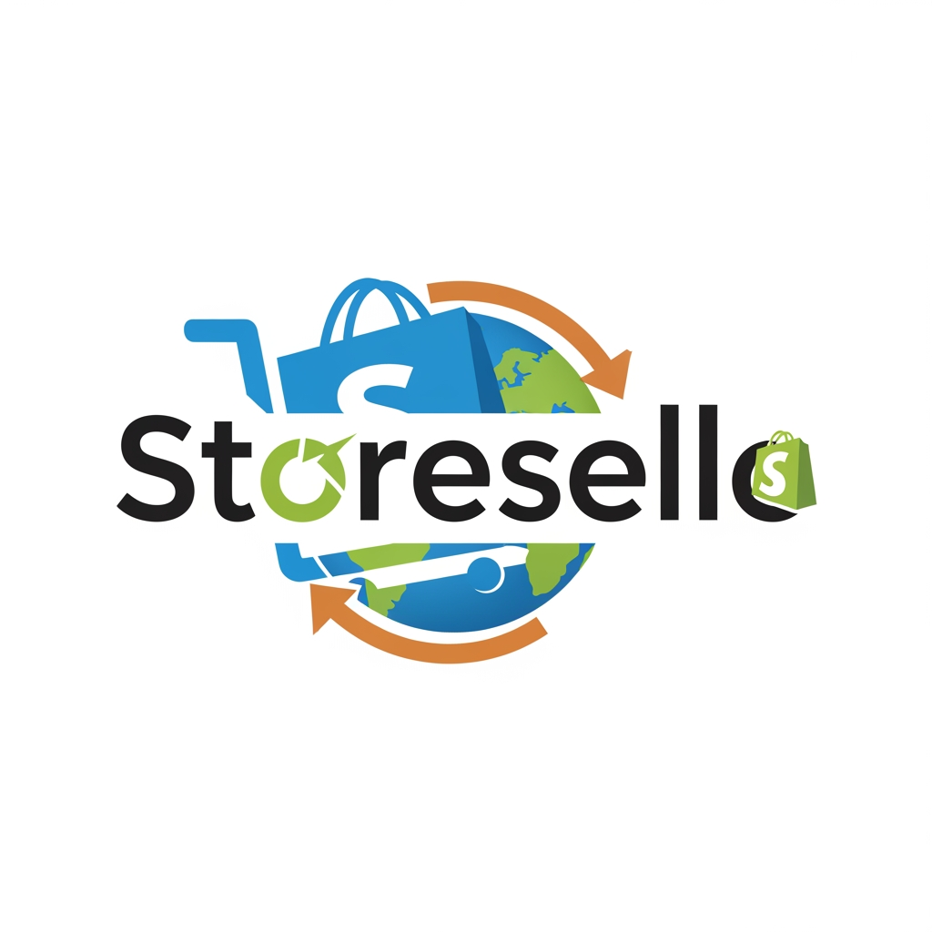 AI Design for amar compy er nam storesello shopphiy e rmoto logo lagbe but shophy er mot ona onno creative way te kor