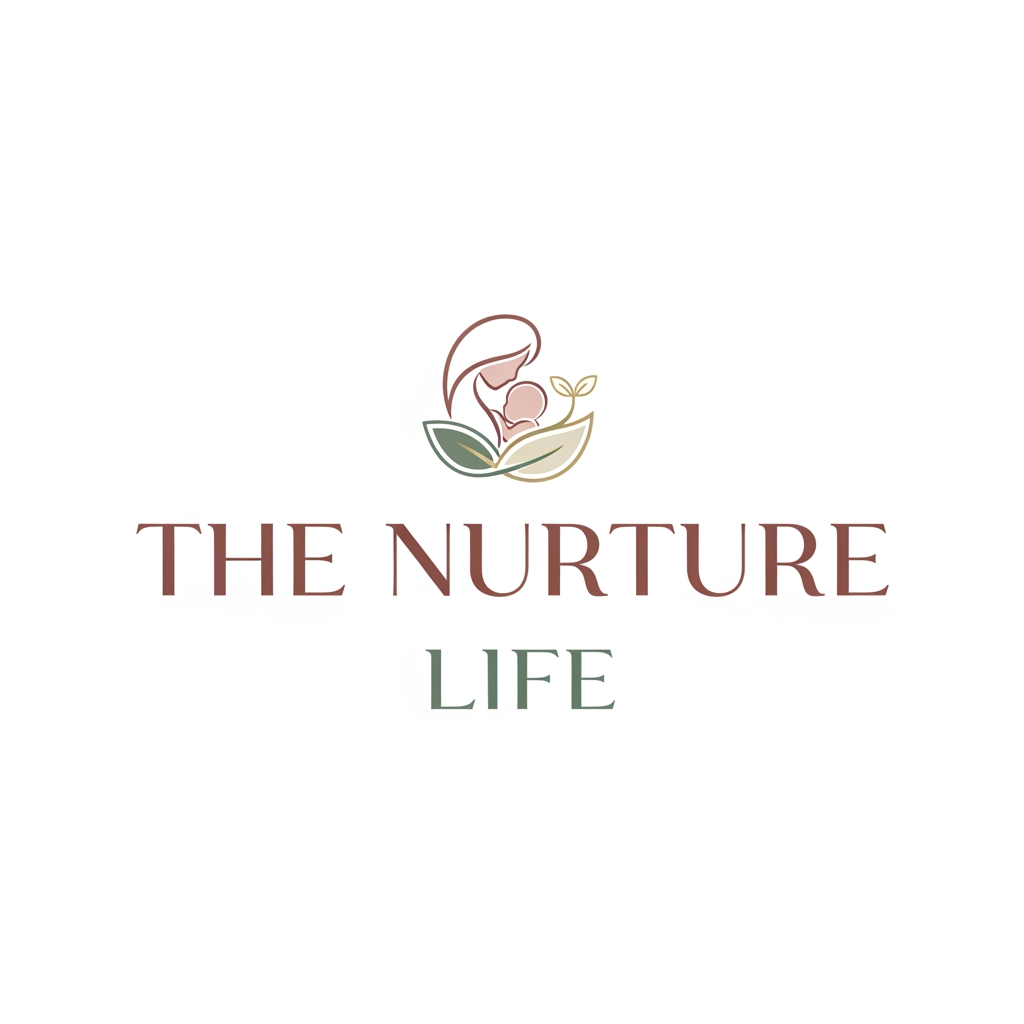 AI Design for create me a high and professional logo for my baby clothing and care brand named THE NURTURE LIFE needs to be look premium