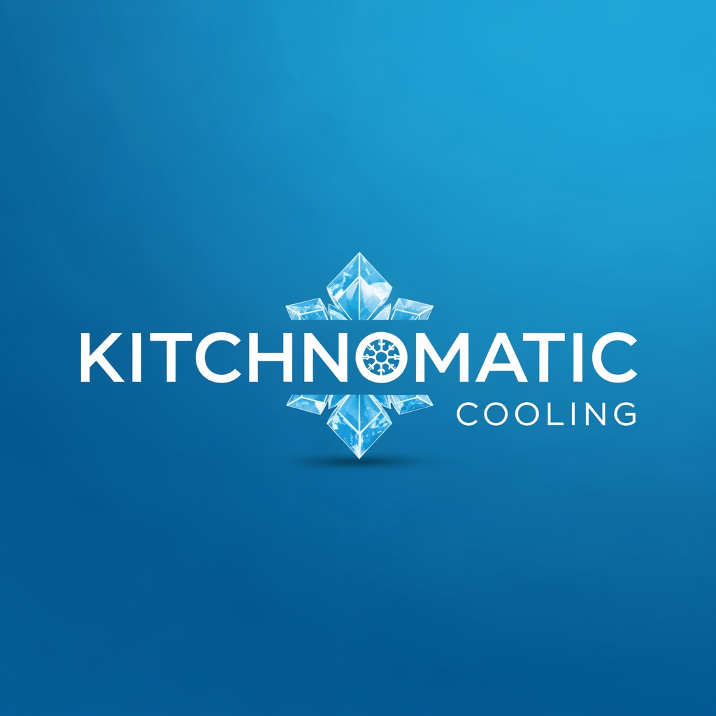 AI Design for create a logo kitchnomatic cooling generte