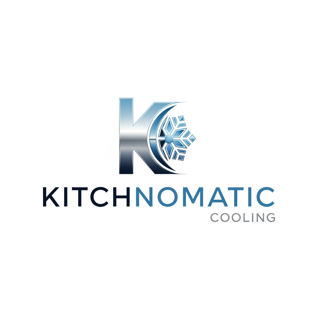 AI Design for create a logo kitchnomatic cooling generte