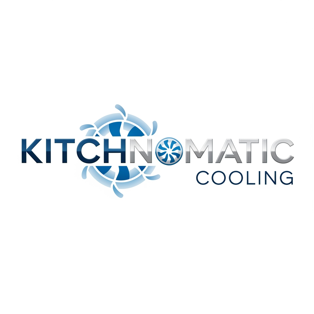 AI Design for create a logo kitchnomatic cooling generte
