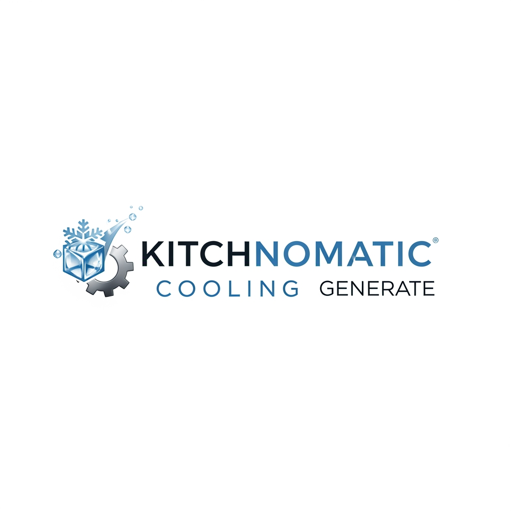 AI Design for create a logo kitchnomatic cooling generte