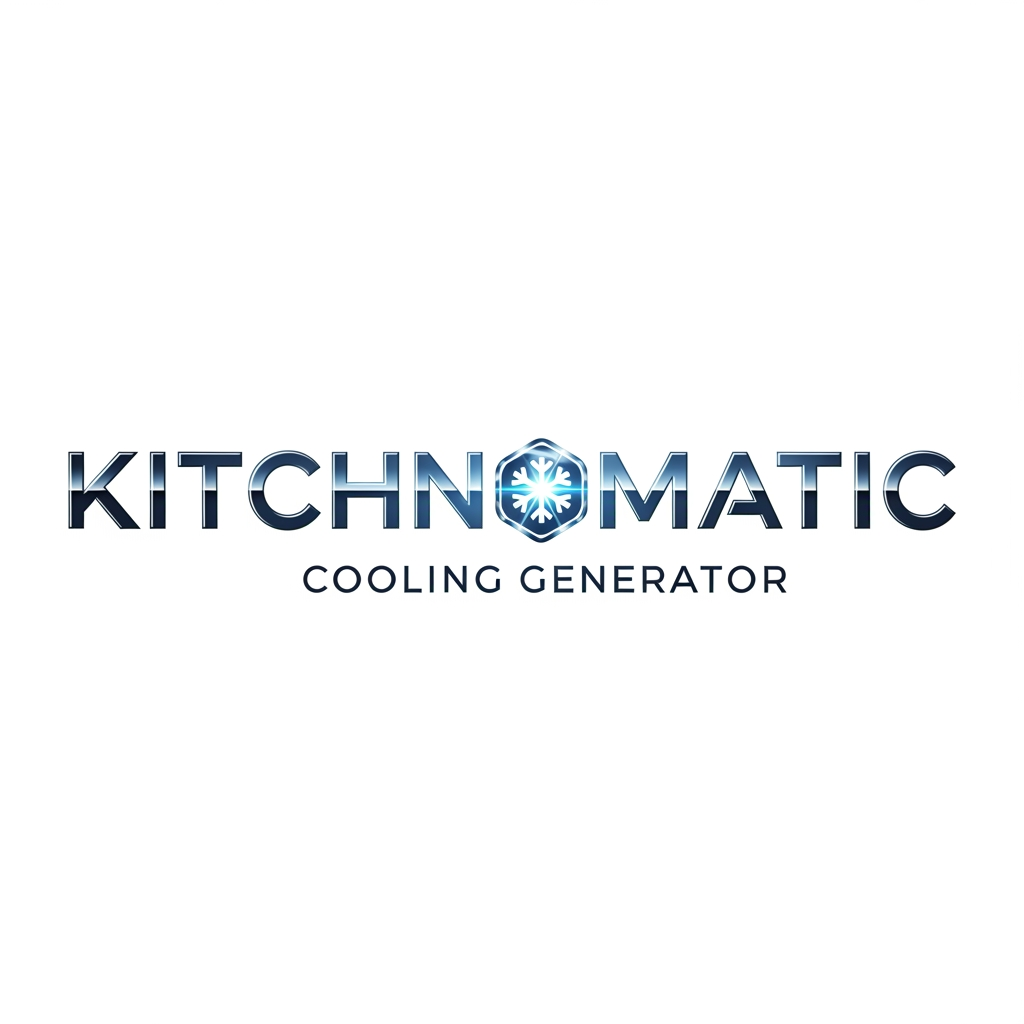 AI Design for create a logo kitchnomatic cooling generte