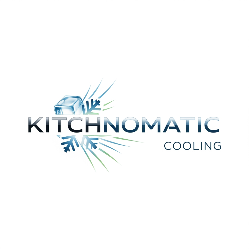 AI Design for create a logo kitchnomatic cooling generte