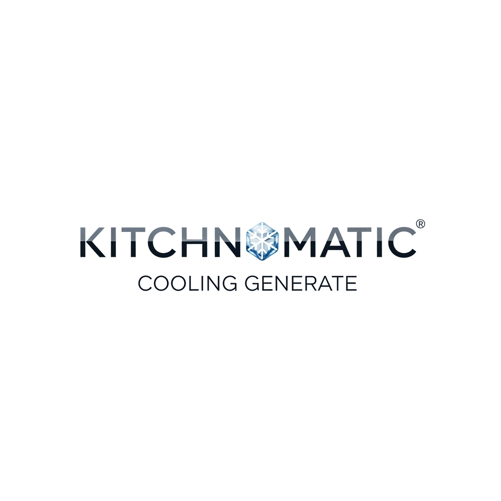 AI Design for create a logo kitchnomatic cooling generte