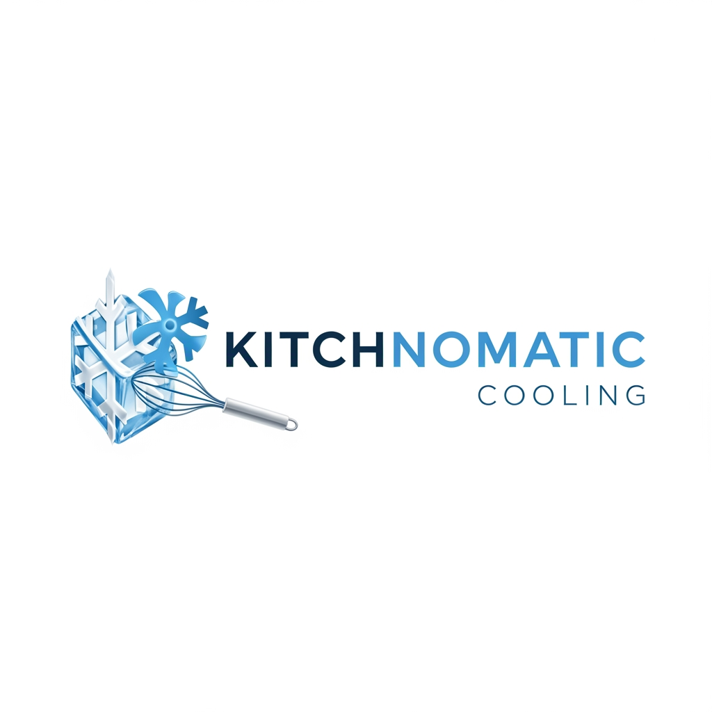 AI Design for create a logo kitchnomatic cooling generte
