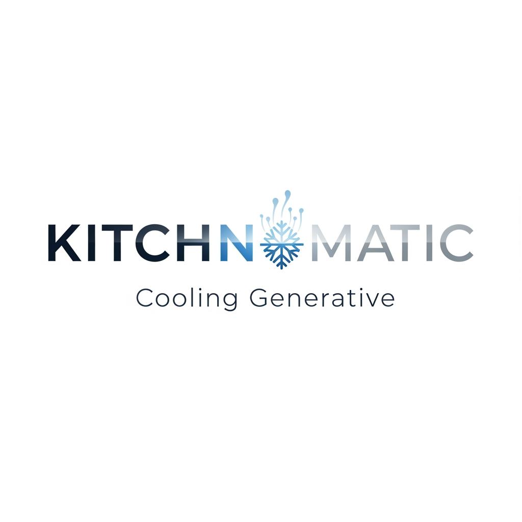 AI Design for create a logo kitchnomatic cooling generte