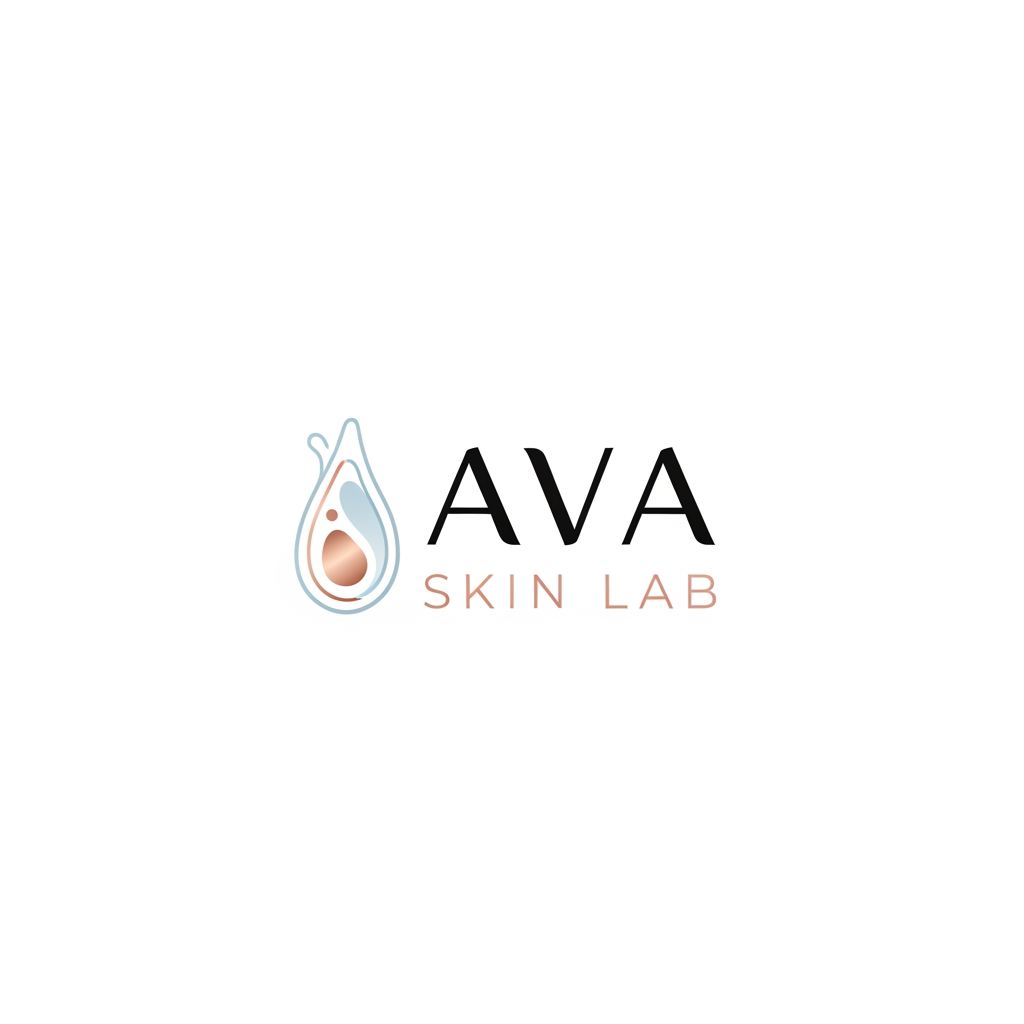 AI Design for AVA Skin Lab create a logo