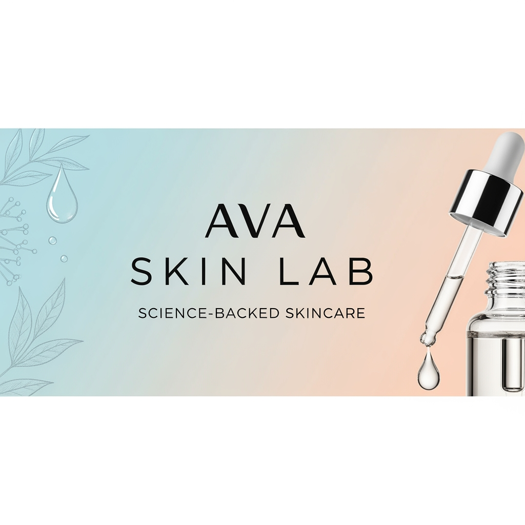 AI Design for AVA Skin Lab create a cover baner