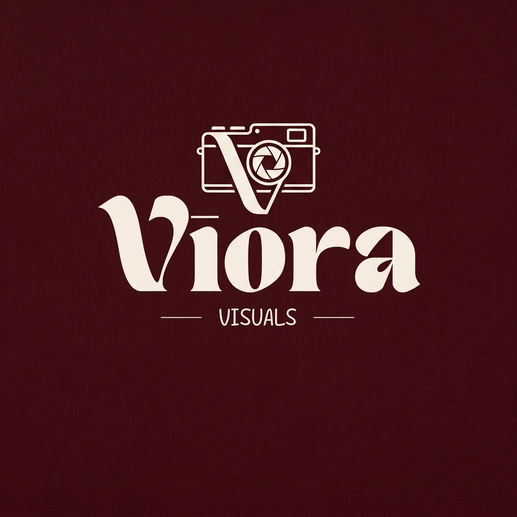 AI Design for photography pag elogo needed top of the name