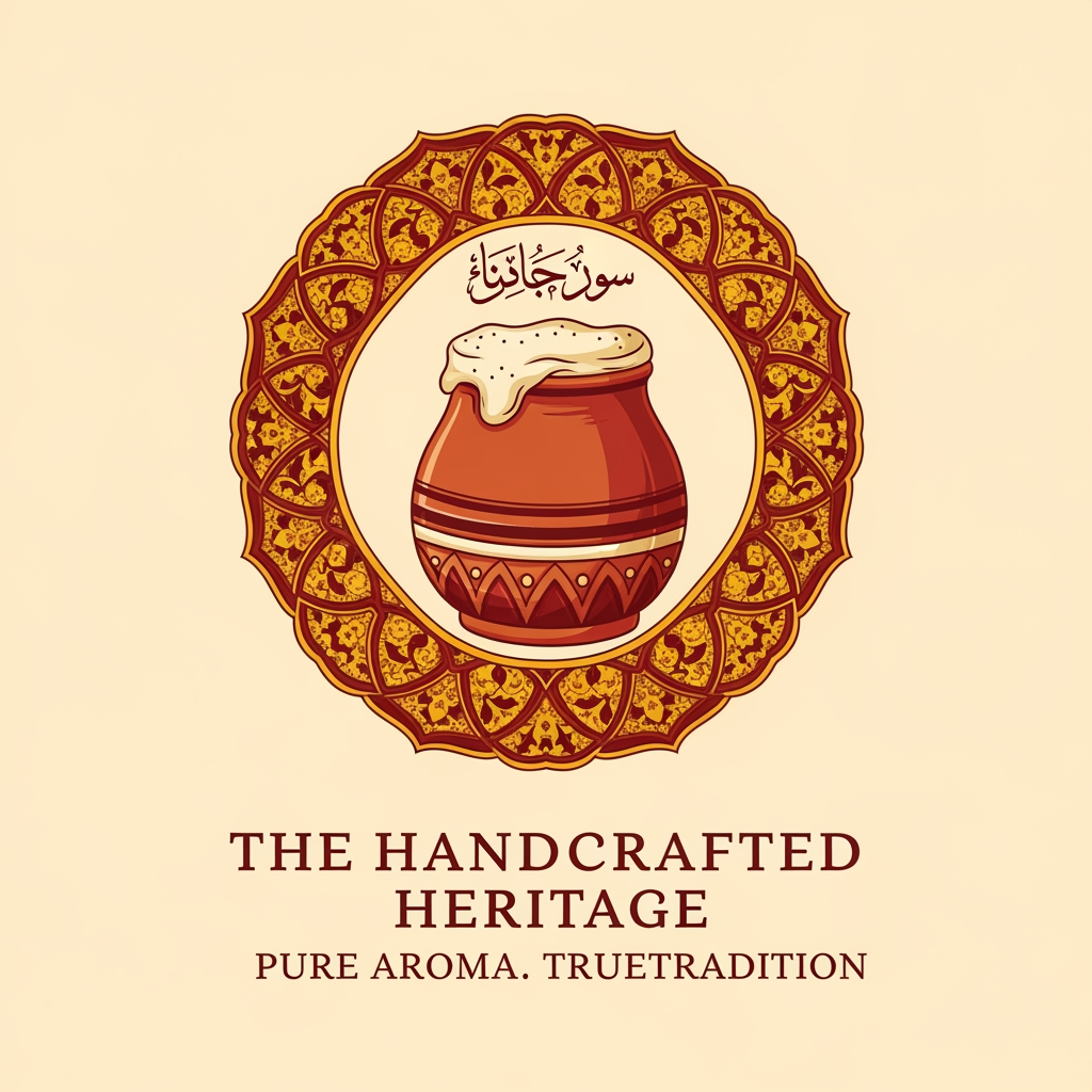 AI Design for Concept 3: The Handcrafted Heritage (Warm & Approachable)
This emphasizes the slow-cooked, authentic, and comforting nature of the biryani.
The Icon: A beautiful, intricate Mandala or Mughal jali (lattice) pattern framing a central illustration of a traditional handi sealed with dough (dum cooking).
Typography: Bold, clean, and elegant. You can feature the name prominently in English, with a tiny, beautiful Urdu calligraphy version of "لذتِ دربار" subtly integrated right above it.
The Tagline: Written in all-caps, widely spaced out at the very bottom: P U R E A R O M A . T R U E T R A D I T I O N .
Color Palette: Rich Terracotta Red/Burgundy and Warm Mustard Yellow/Gold. This palette is scientifically proven to stimulate appetite!