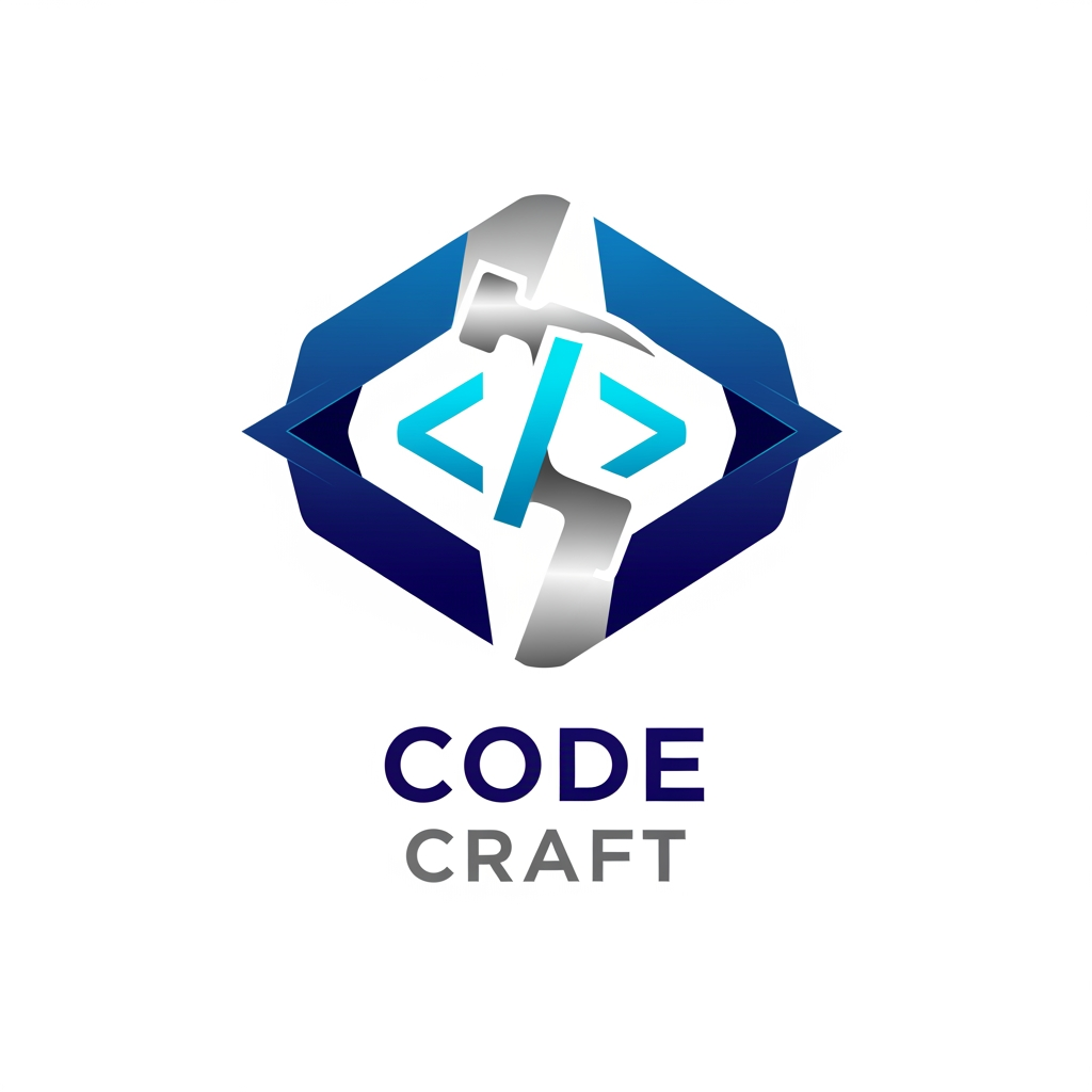 AI Design for code craft give me logo