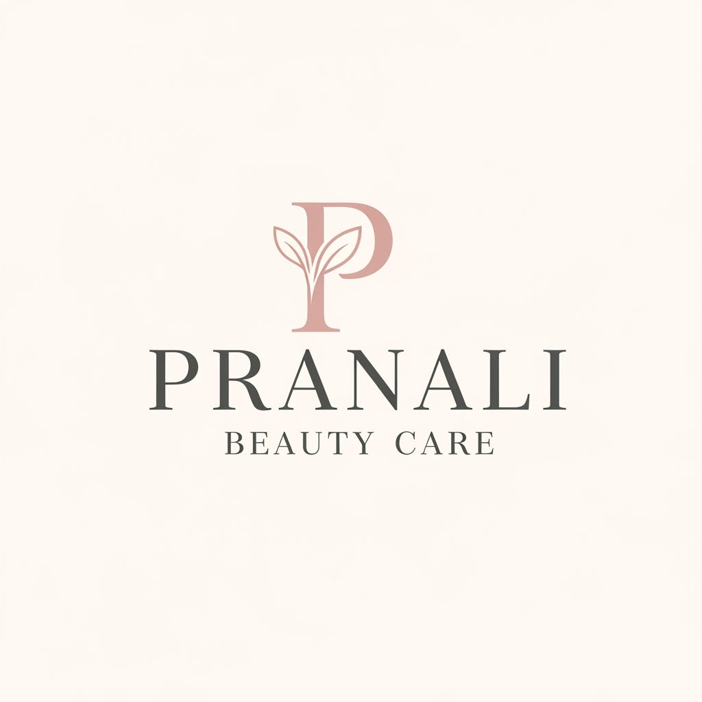 AI Design for Pranali Beauty Care i want only logo