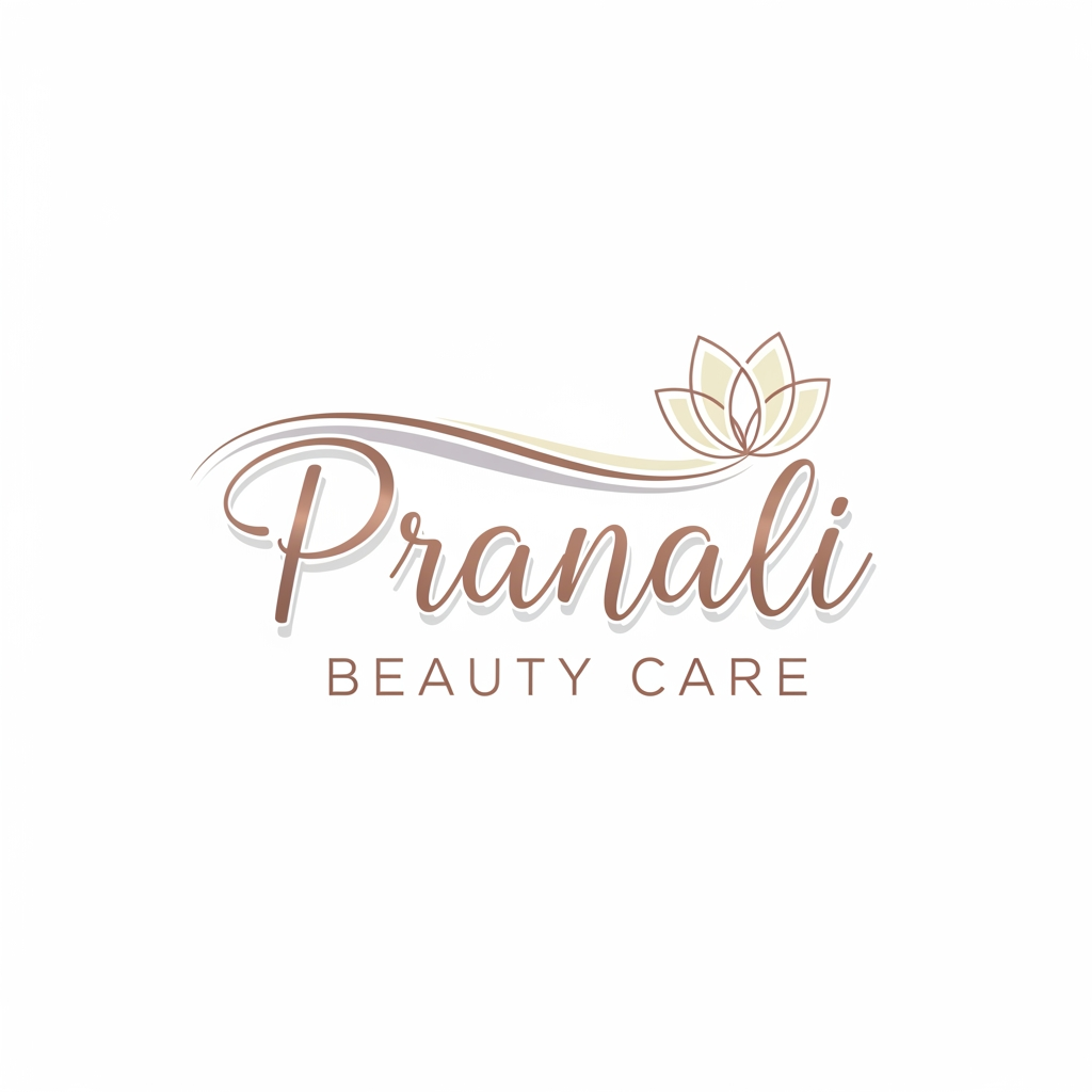 AI Design for Pranali Beauty Care i want only logo