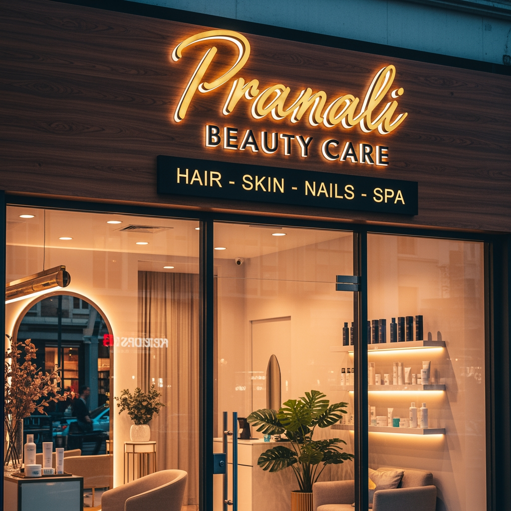 AI Design for Pranali Beauty Care