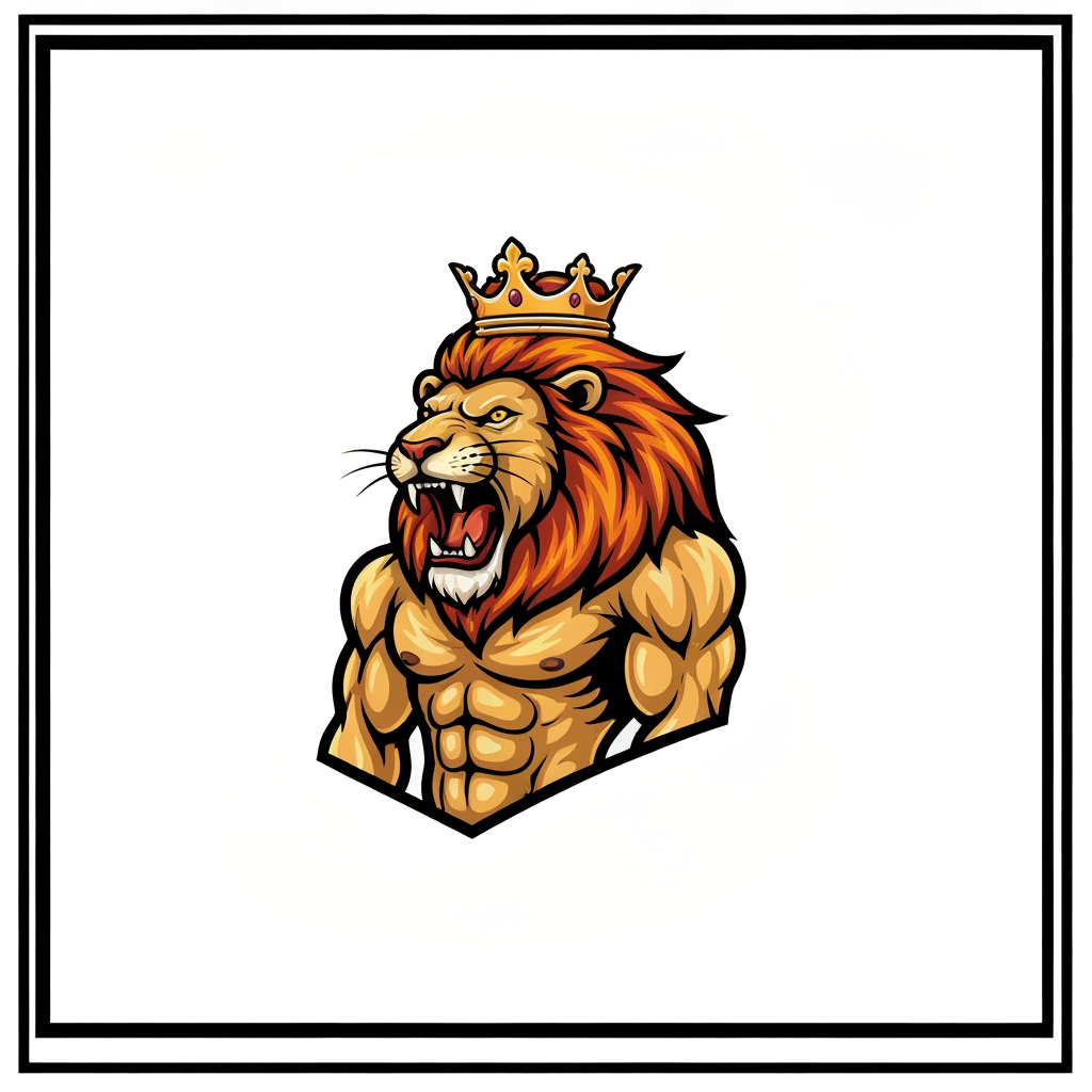 AI Design for Company name : VK paintings and wood polish, ennaku idhaa name laa vennum oru lion illa naa tiger cartoon character laa vennum idhu laa andha lion adhu hand laa right side paint brush and left side hand la paint roller vachitu irukanum oru painting adikiraa company logo yappadi irukanum moo adhu mary vennum pls