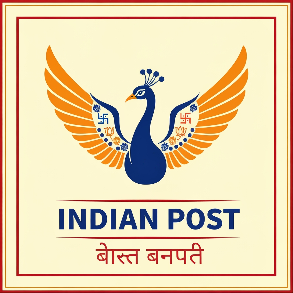 AI Design for To create a new indian post office logo