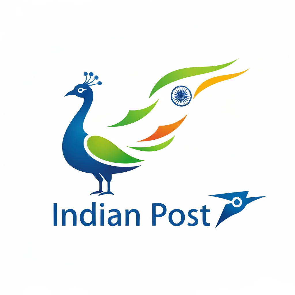 AI Design for To create a new indian post office logo new and easy ideas