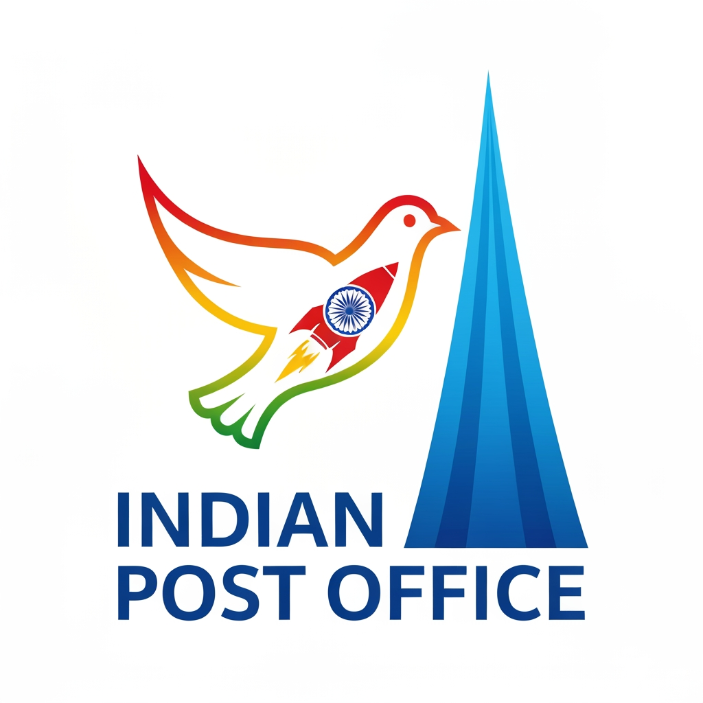AI Design for To create a new logo for Indian post office