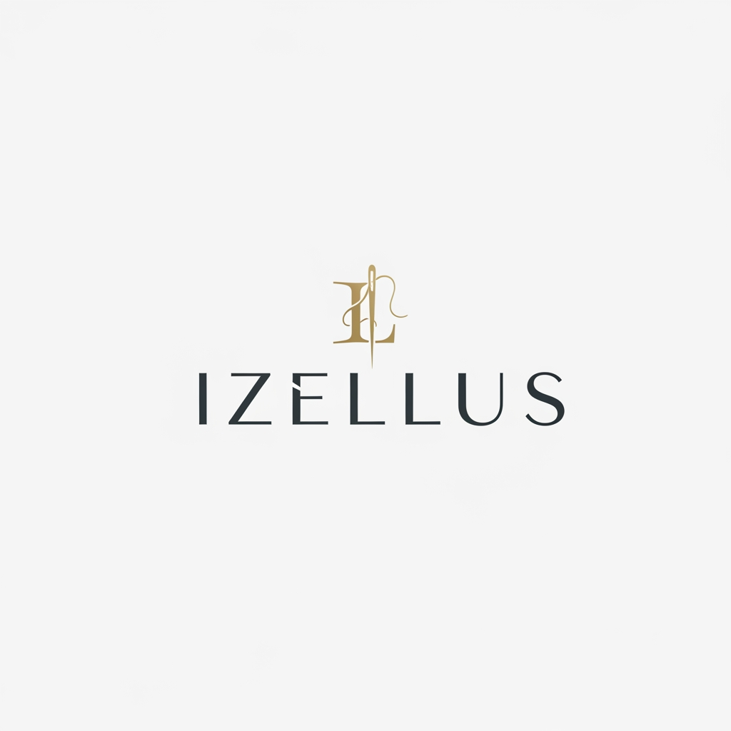 AI Design for i want a logo of a brand named IZELLUS and it is a type of clothing brand