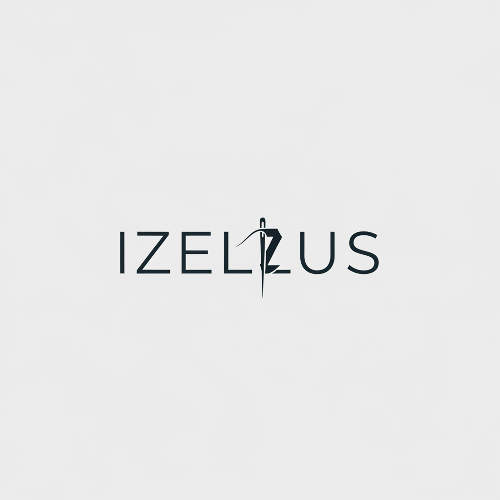 AI Design for i want a logo of a brand named IZELLUS and it is a type of clothing brand