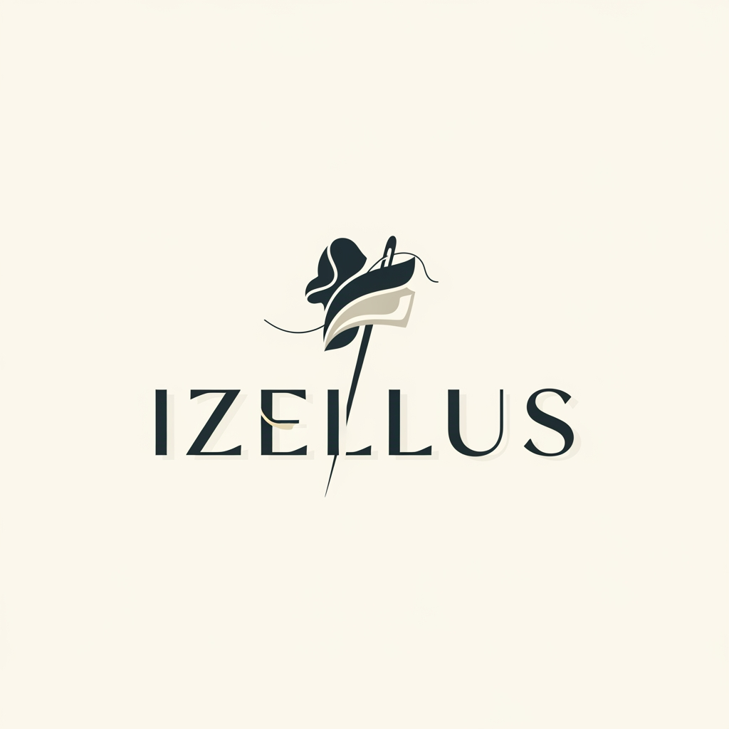 AI Design for i want a logo of a brand named IZELLUS and it is a type of clothing brand