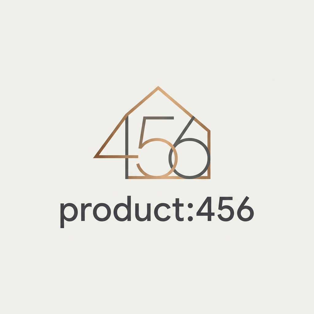 AI Design for A professional, minimalist logo design for {{product:456}}, featuring clean geometric lines and a sophisticated color palette. The aesthetic should be modern and versatile, suitable for high-end branding, set against a solid, neutral background with balanced negative space.