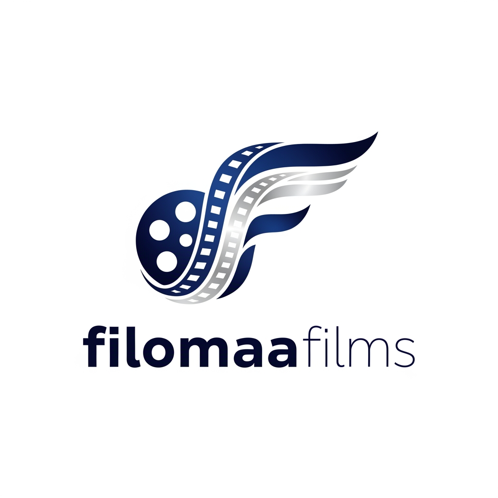 AI Design for I have started Production company with the name "filomaafilms". can you create logo so I can use it anywhere wherever I want, should look like very professional and logo should look like telling meaning of the words it's self.