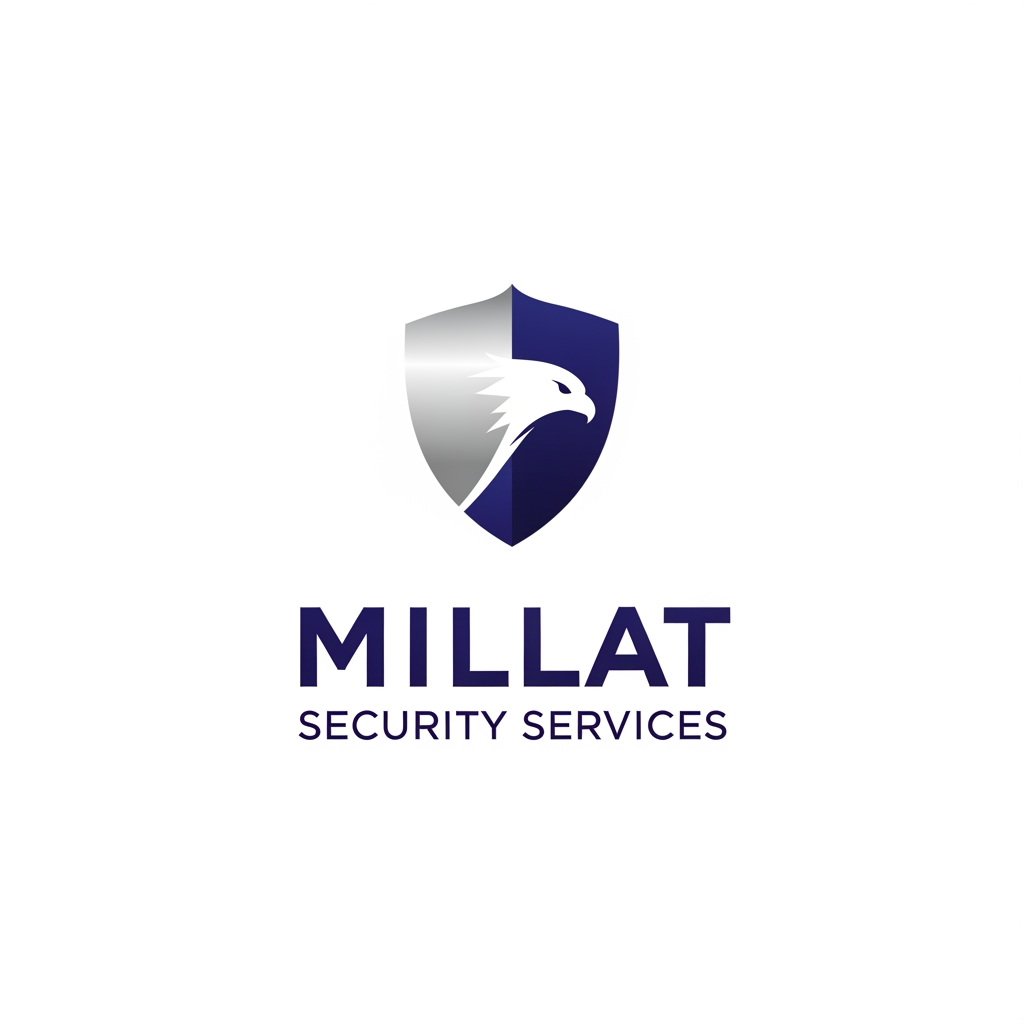 AI Design for CREAT A LOGO OF MILLAT SECURITY SERVICES FOR MYH COMPANY
