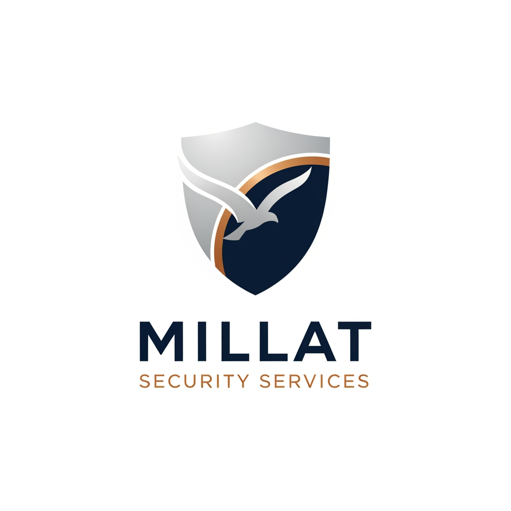 AI Design for CREAT A LOGO OF MILLAT SECURITY SERVICES FOR MYH COMPANY