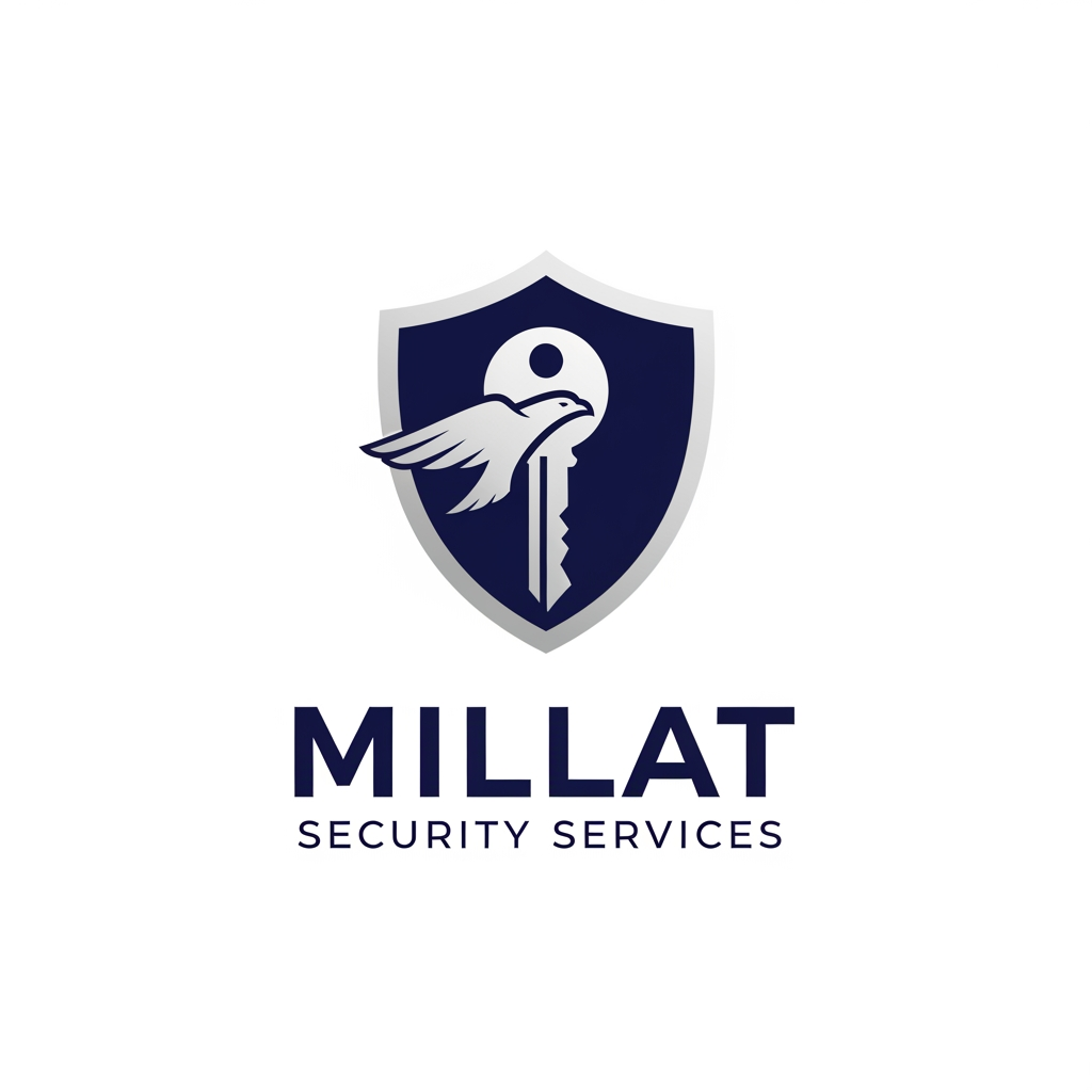 AI Design for CREAT A LOGO OF MILLAT SECURITY SERVICES FOR MYH COMPANY