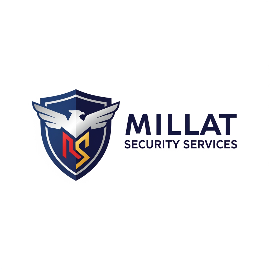 AI Design for CREAT A LOGO OF MILLAT SECURITY SERVICES FOR MYH COMPANY