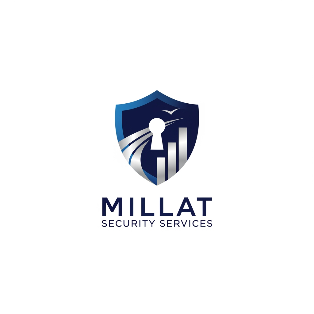 AI Design for CREAT A LOGO OF MILLAT SECURITY SERVICES FOR MYH COMPANY