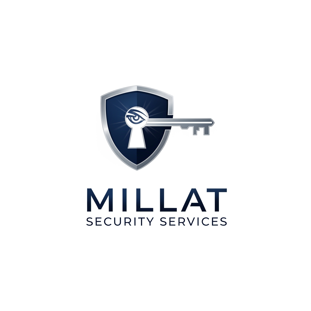 AI Design for CREAT A LOGO OF MILLAT SECURITY SERVICES FOR MYH COMPANY