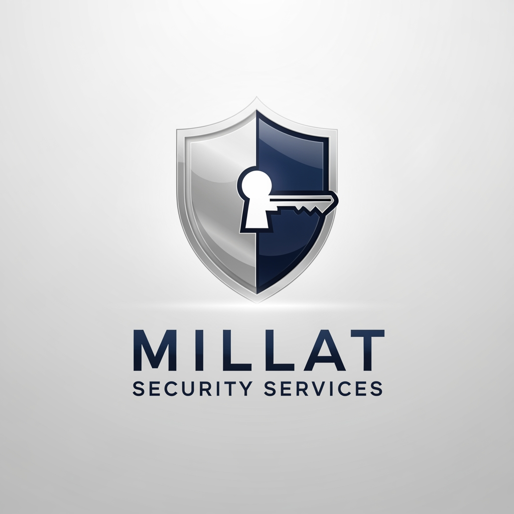 AI Design for CREAT A LOGO OF MILLAT SECURITY SERVICES FOR MYH COMPANY