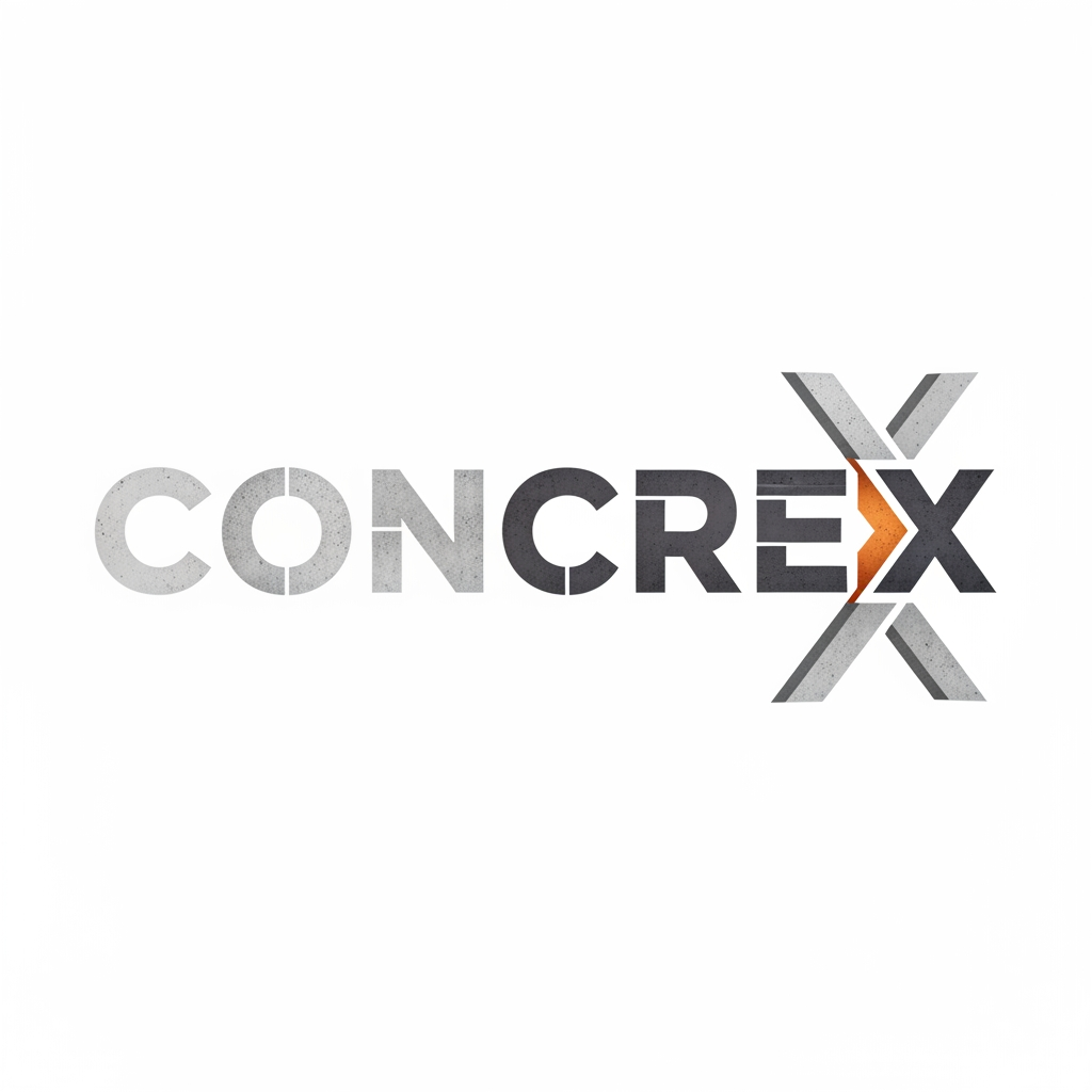 AI Design for create a logo for the name ConcreX