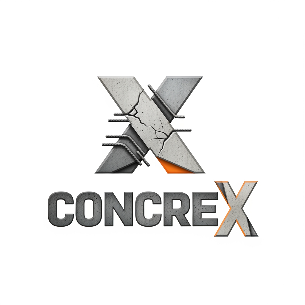 AI Design for create a logo for the name ConcreX