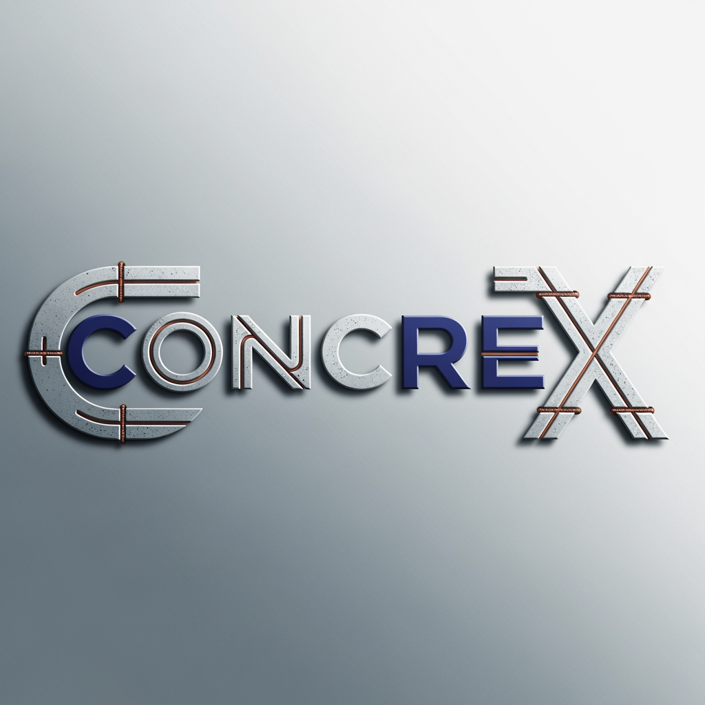 AI Design for create a logo for the name ConcreX