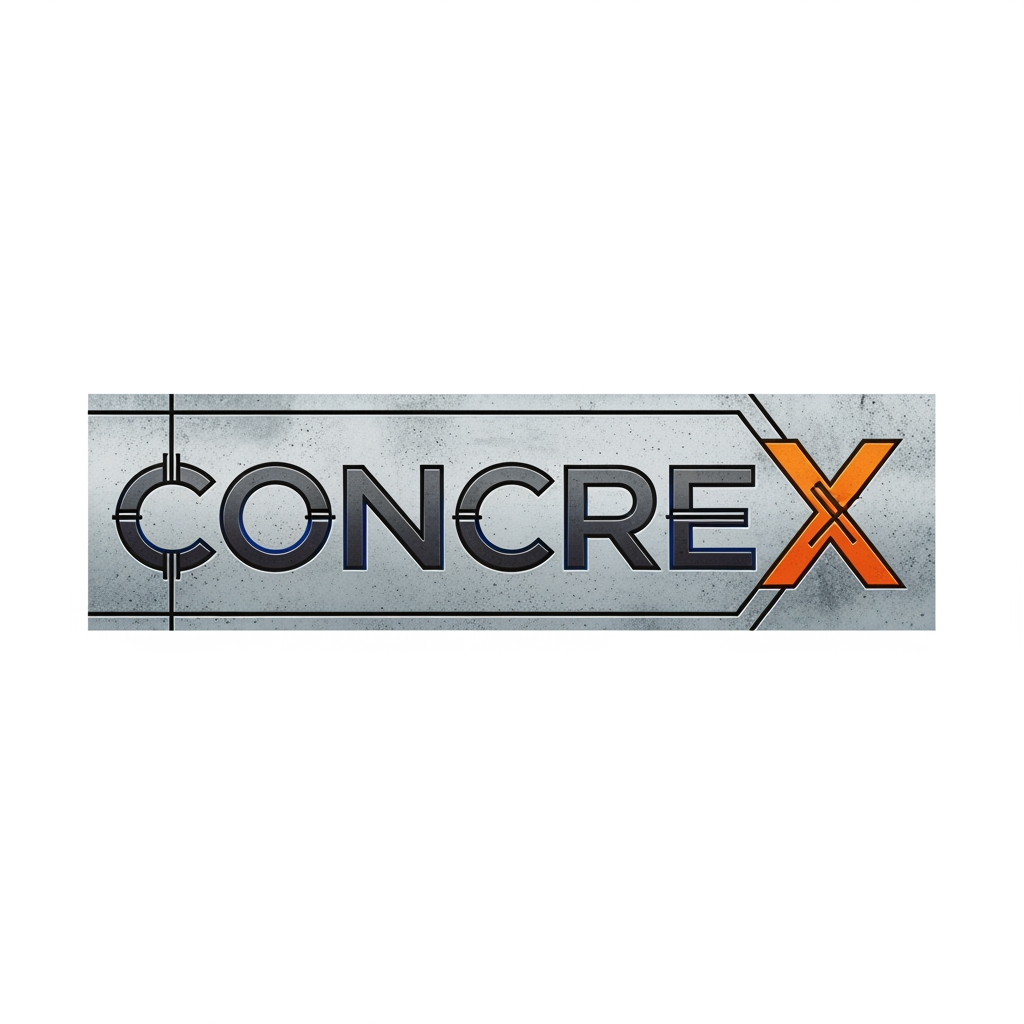 AI Design for create a logo for the name ConcreX