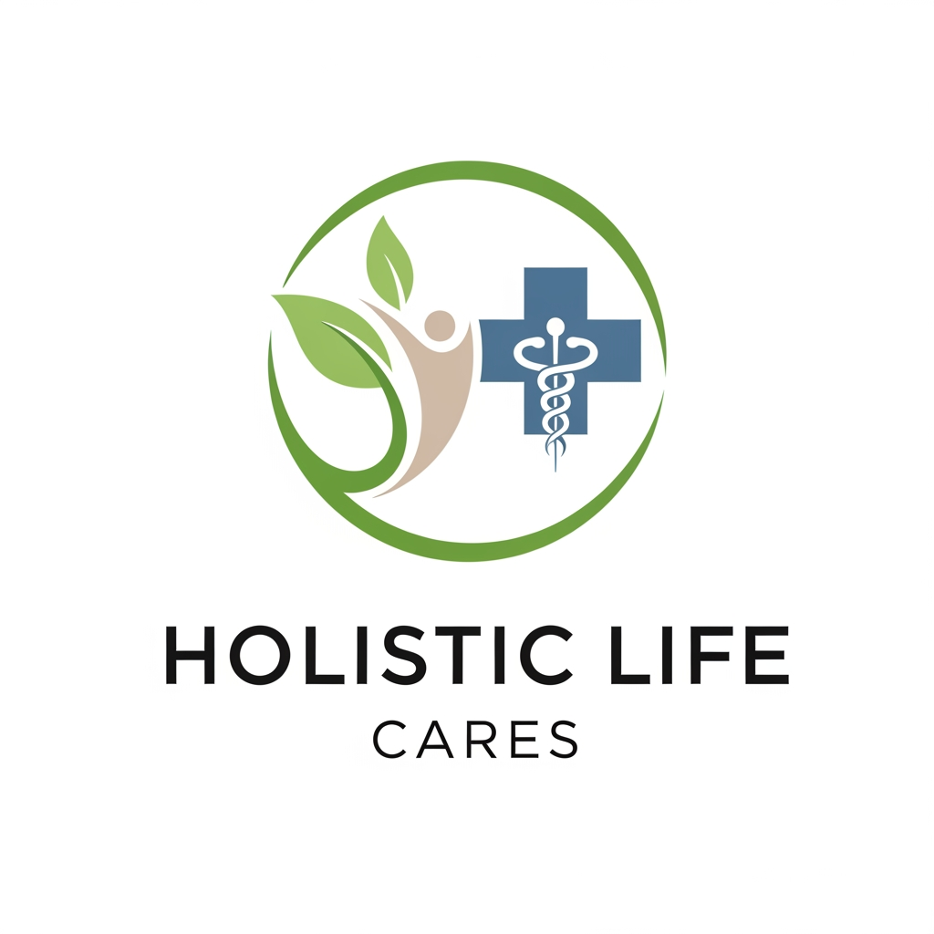 AI Design for holistic life cares logo for medical