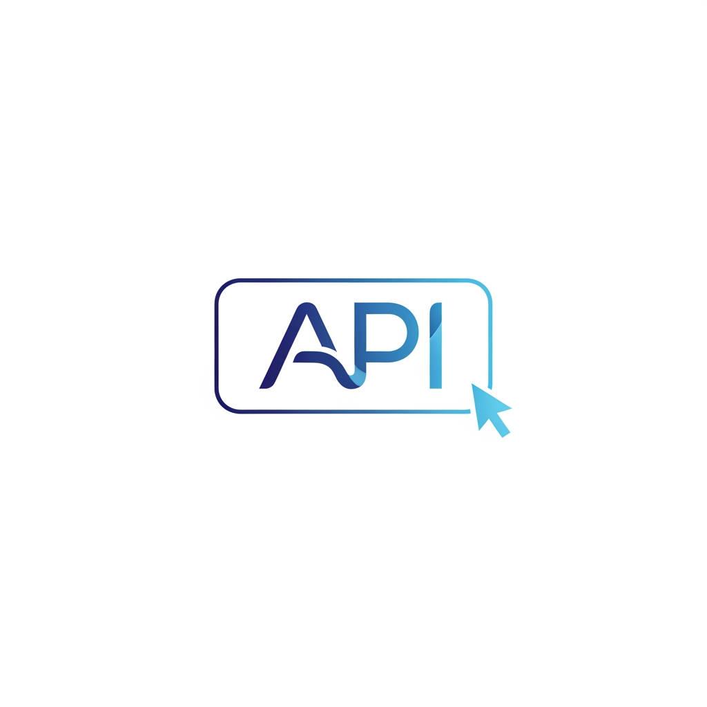 AI Design for generate the logo. for the company which name is api
