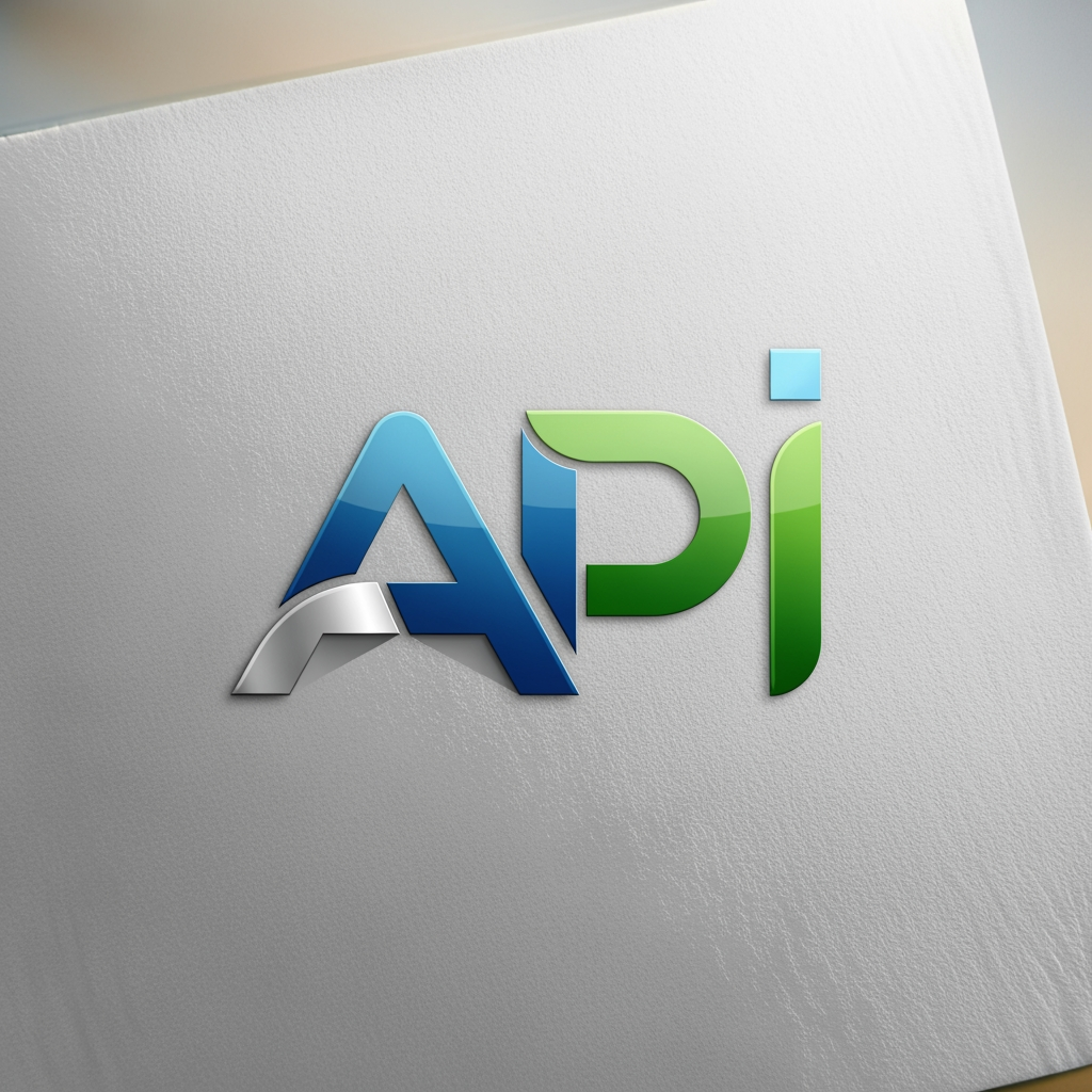 AI Design for generate the logo. for the company which name is api