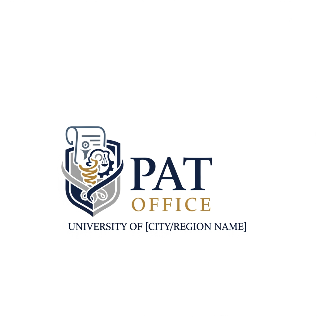 AI Design for I want to crete a logo for my university there is PAT office . For that purpose i want to crete well professional design logo
