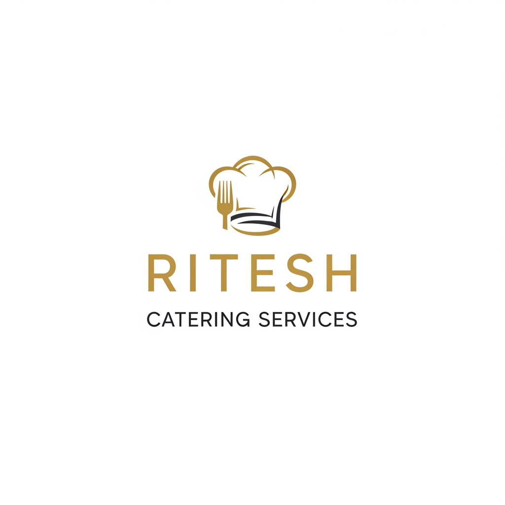 AI Design for create a logo for "Ritesh Catering Services"