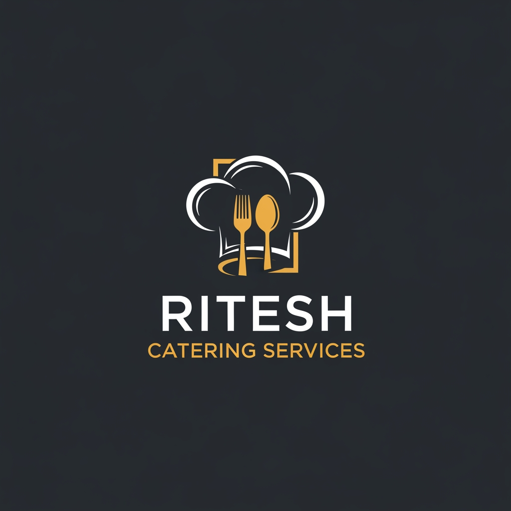 AI Design for create a logo for "Ritesh Catering Services"