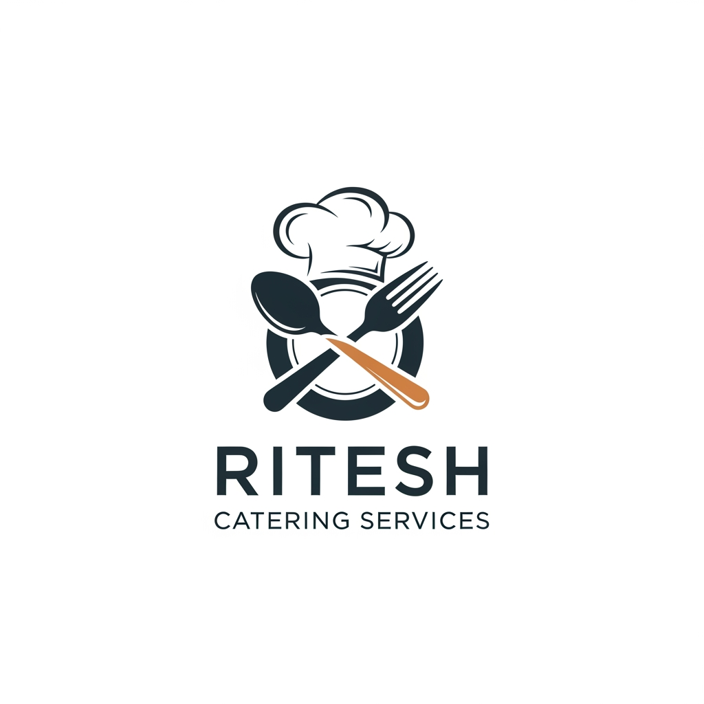 AI Design for create a logo for "Ritesh Catering Services"