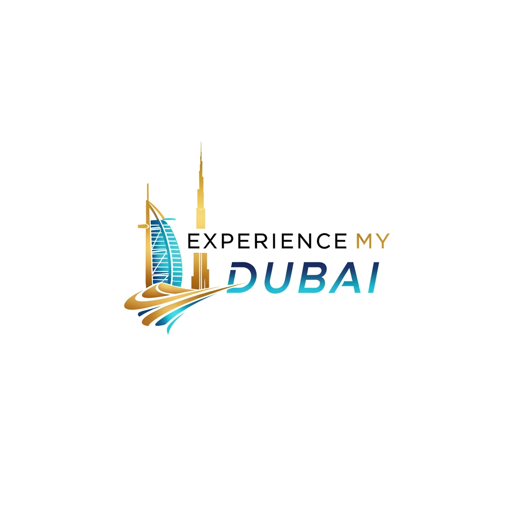 AI Design for Please create a logo name expereince my dubai make it modern look