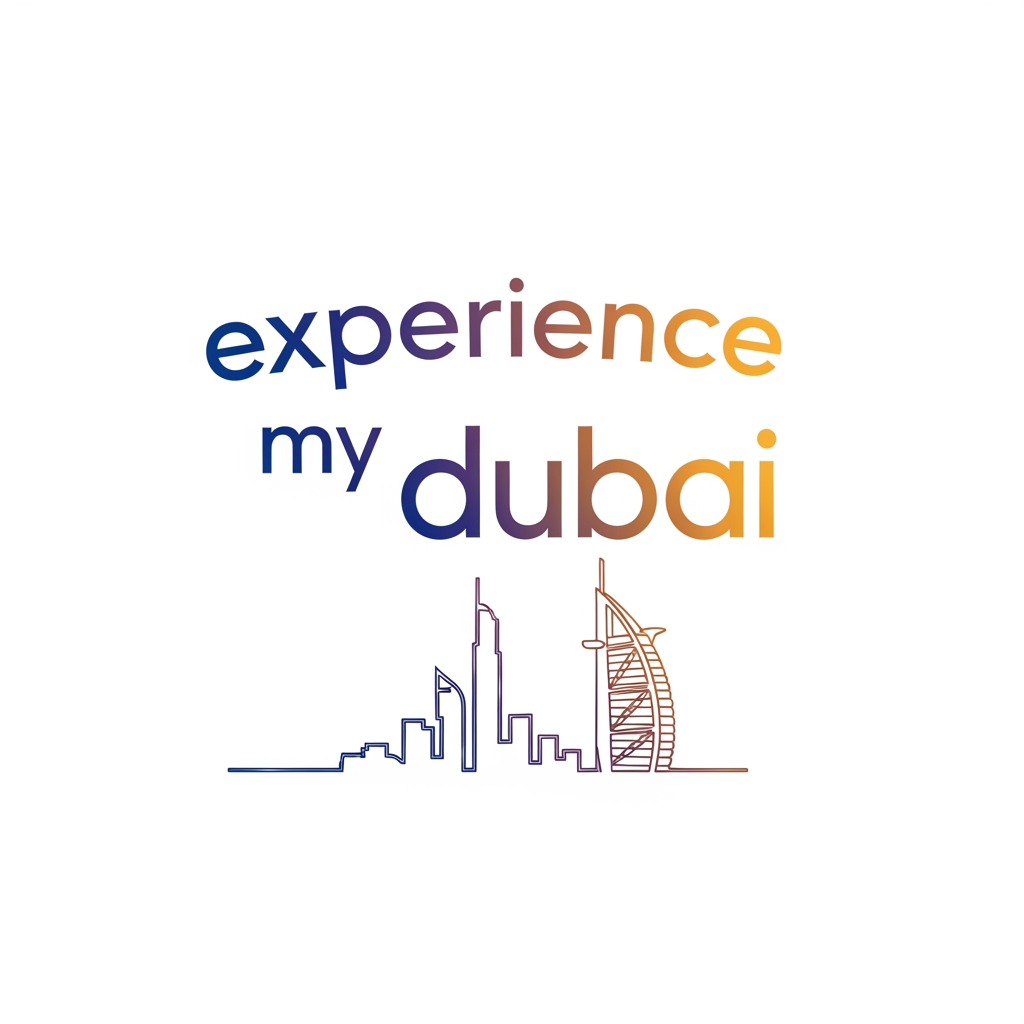 AI Design for Please create a logo name expereince my dubai make it modern look