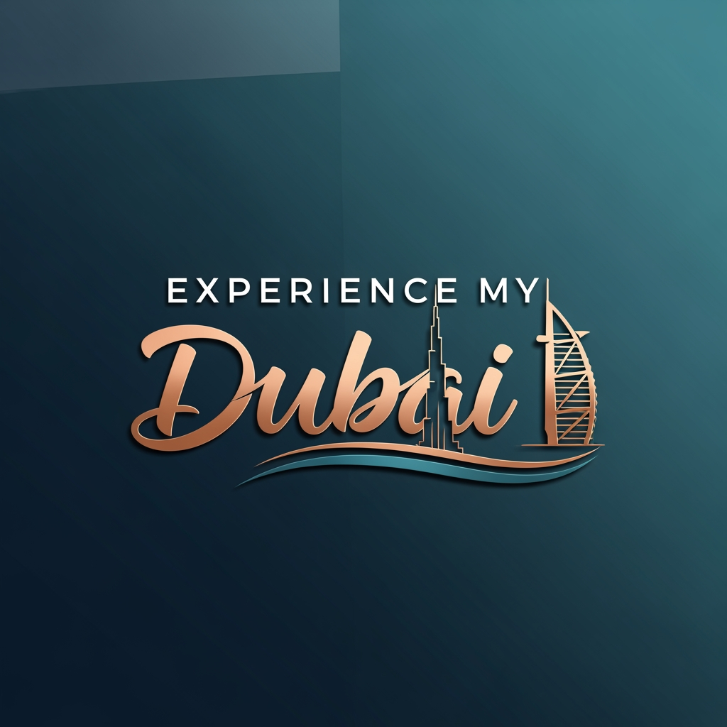 AI Design for Please create a logo name expereince my dubai make it modern look